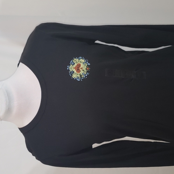 NWOT Polo Jeans by Ralph Lauren Black Cotton Long Sleeve Rock Royalty T-shirt M - Picture 2 of 9